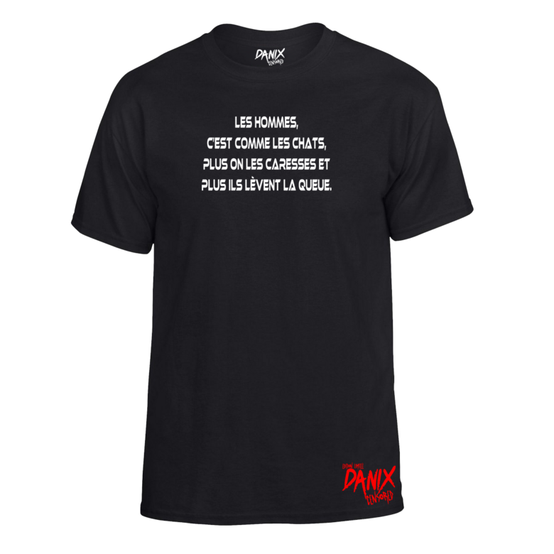 Tshirt Les hommes, c'est comme les chats ...